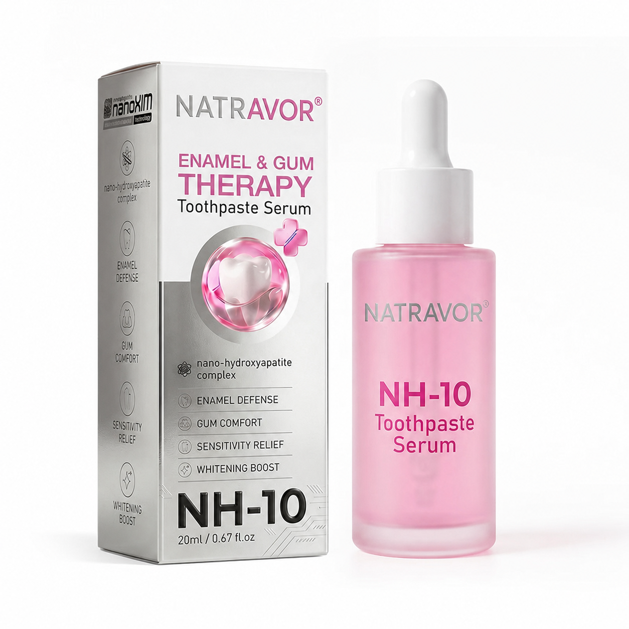 🔥 Buy 1, Get Your Second Item 50% OFF — Today Only!🦷  Natravor® Thismile NH-10 Toothpaste Serum for Enamel & Gum Care – Advanced Therapypy