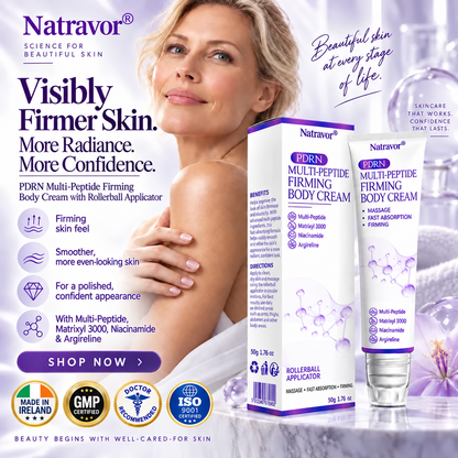 Natravor®🎗️ PDRN Multi-Peptide Massage Roller Cream – Anti-Aging, Hydrating, Firming & Lifting Care for Smoother, More Radiant-Looking Skin